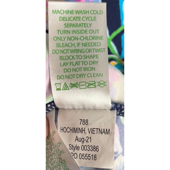 Lilly Pulitzer High Tide Racer Back Tank, Skort, Jacket Set M Navy 1959 - Picture 12 of 12